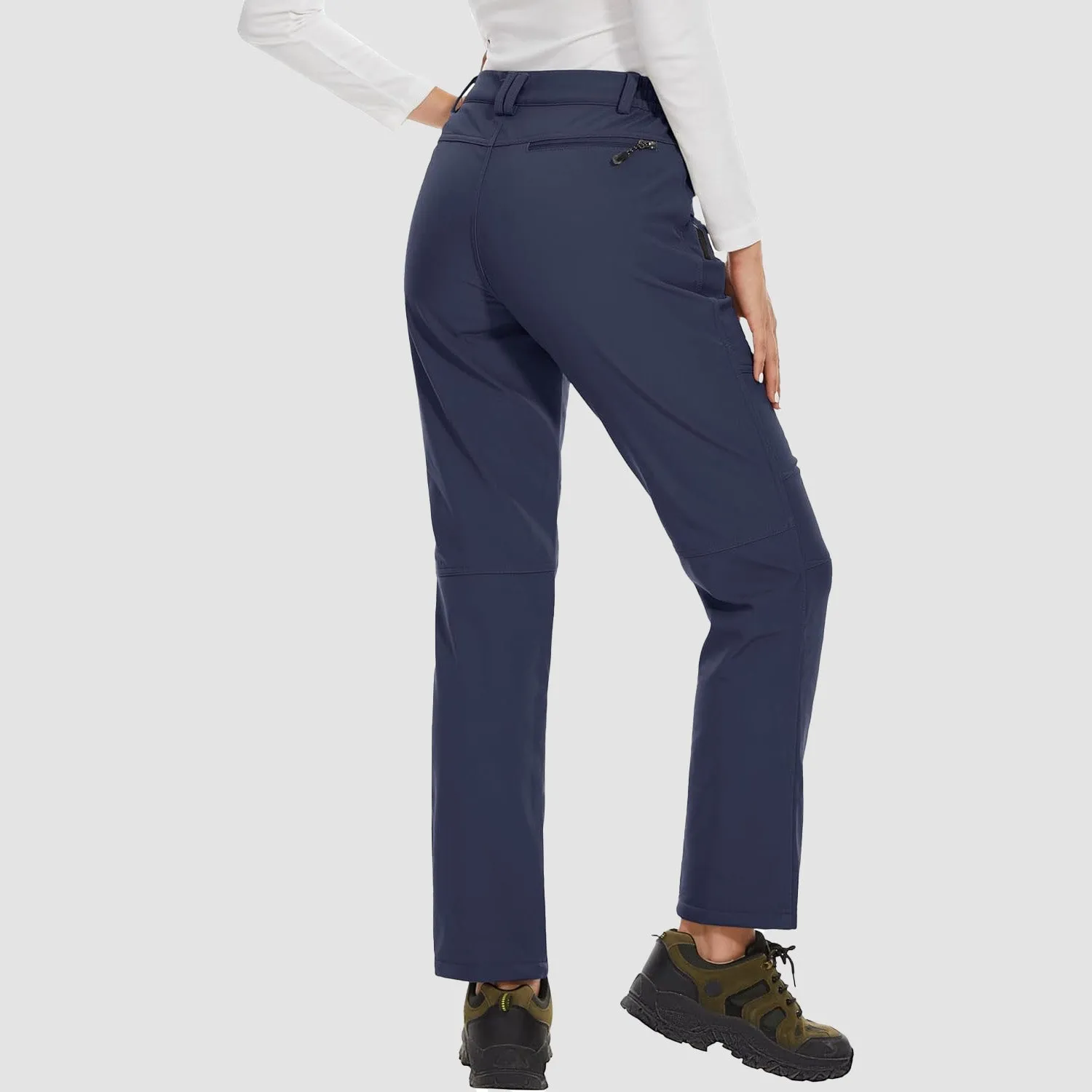 Womens Winter Pants Warm Fleece Lined Water Resistant Snow Skiing Hiking Pants
