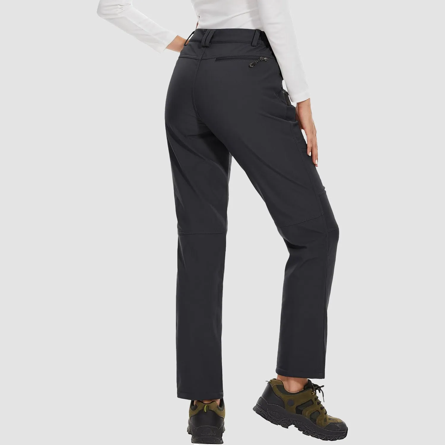 Womens Winter Pants Warm Fleece Lined Water Resistant Snow Skiing Hiking Pants