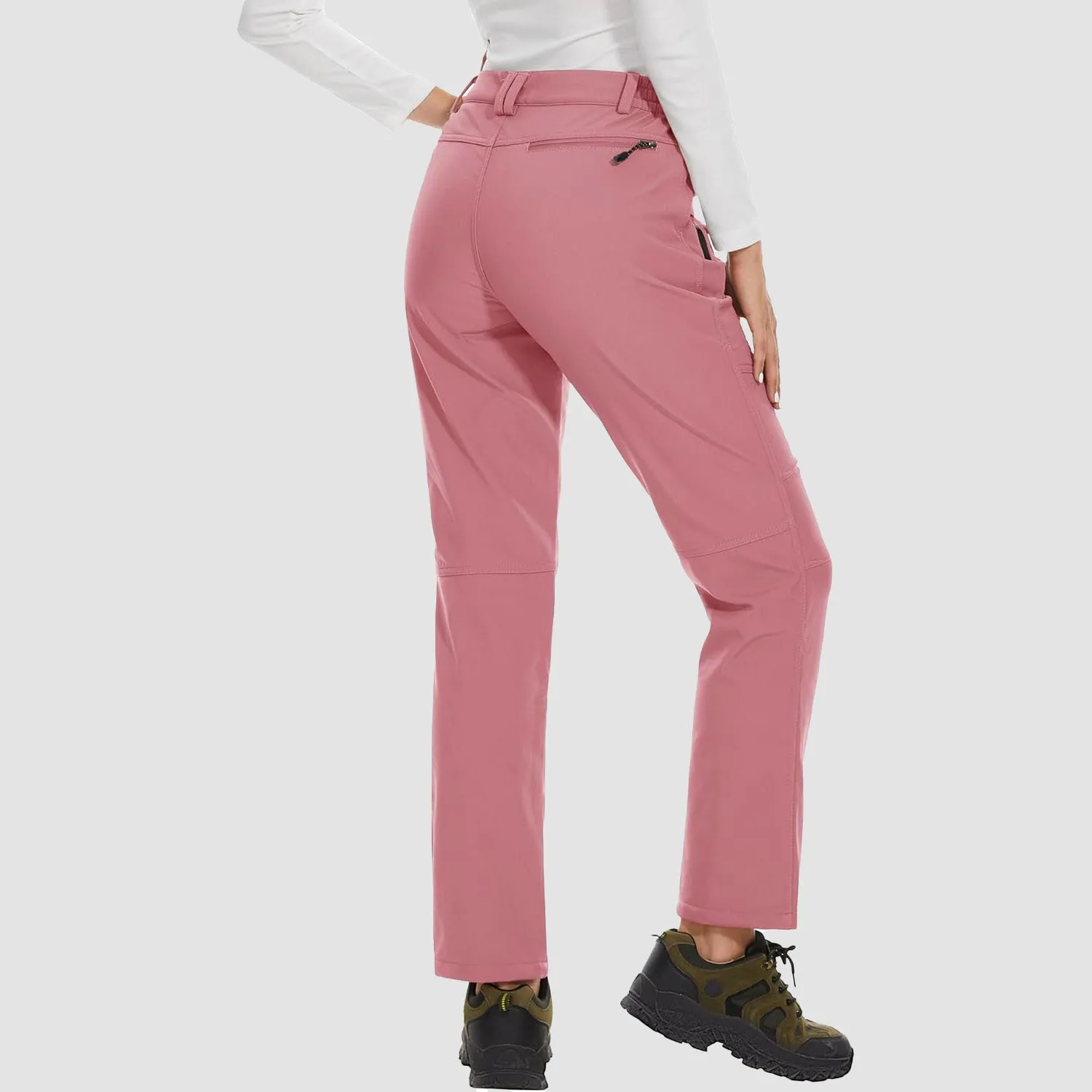 Womens Winter Pants Warm Fleece Lined Water Resistant Snow Skiing Hiking Pants