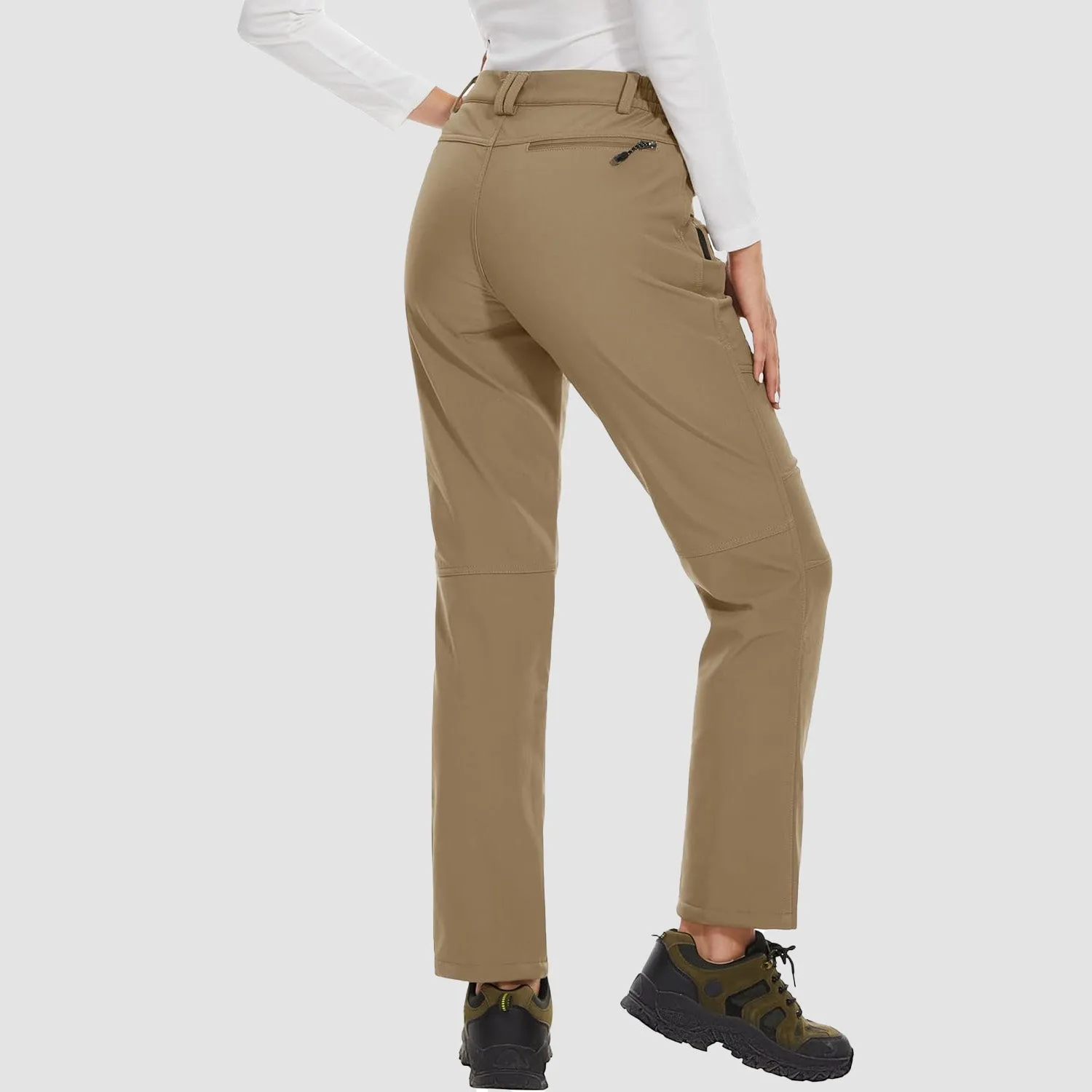 Womens Winter Pants Warm Fleece Lined Water Resistant Snow Skiing Hiking Pants