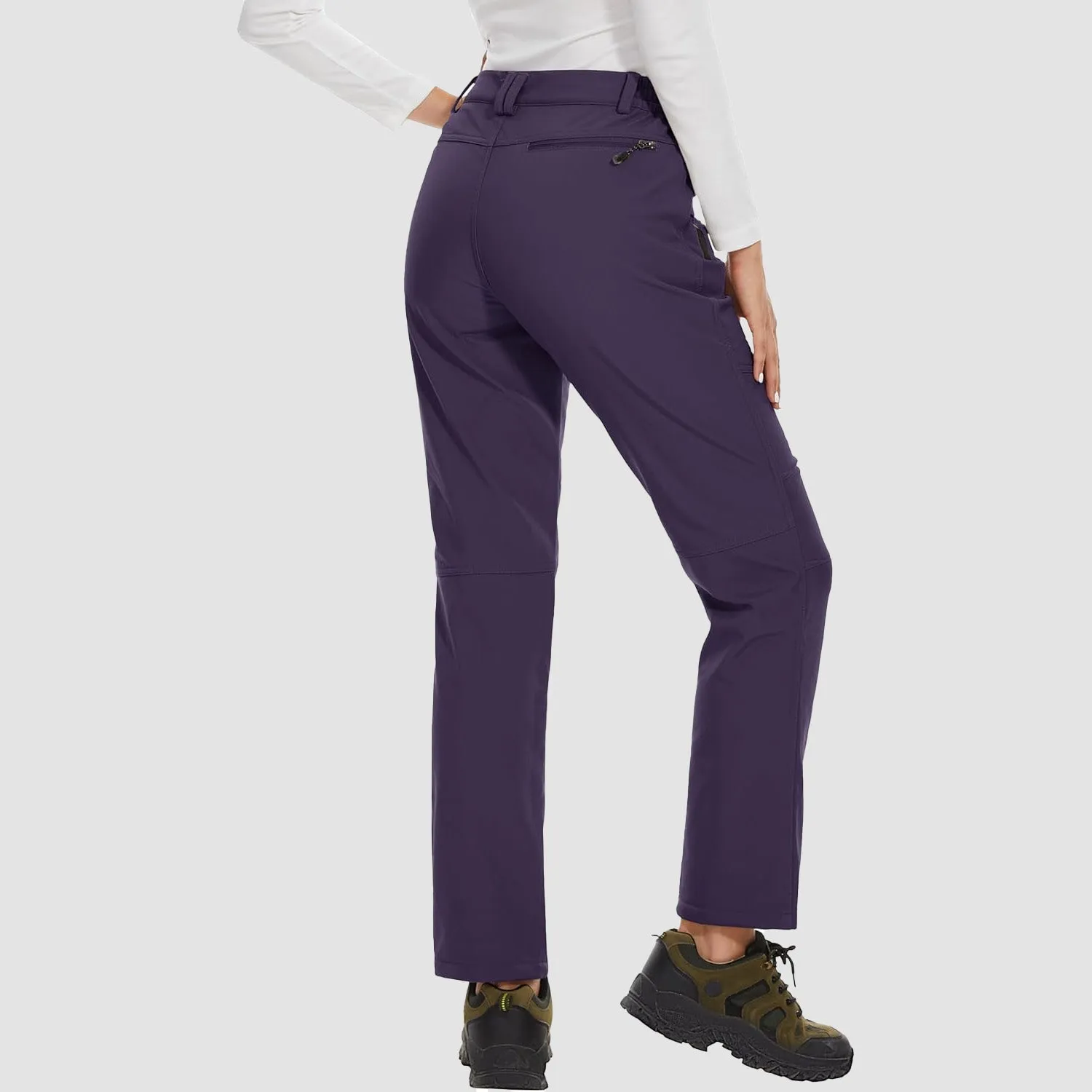 Womens Winter Pants Warm Fleece Lined Water Resistant Snow Skiing Hiking Pants