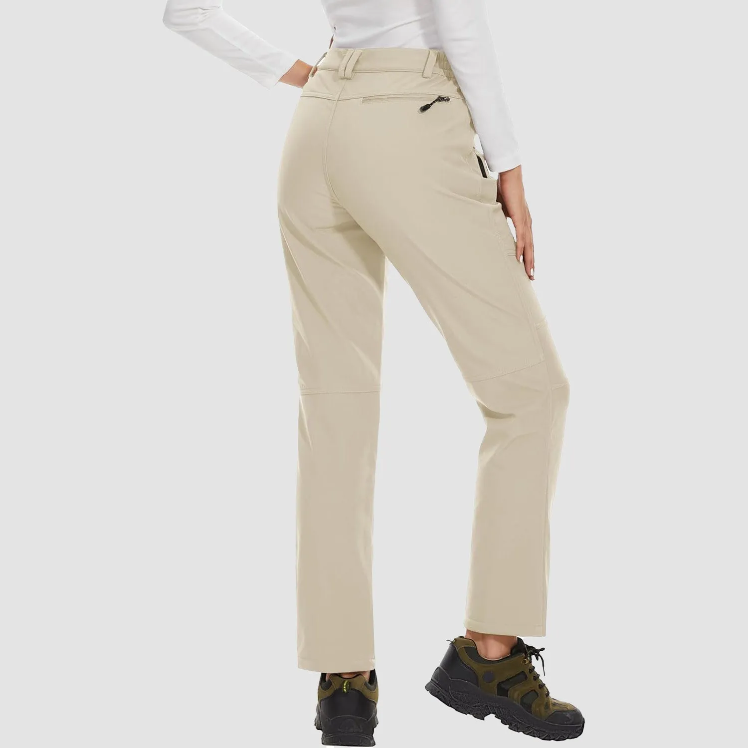Womens Winter Pants Warm Fleece Lined Water Resistant Snow Skiing Hiking Pants