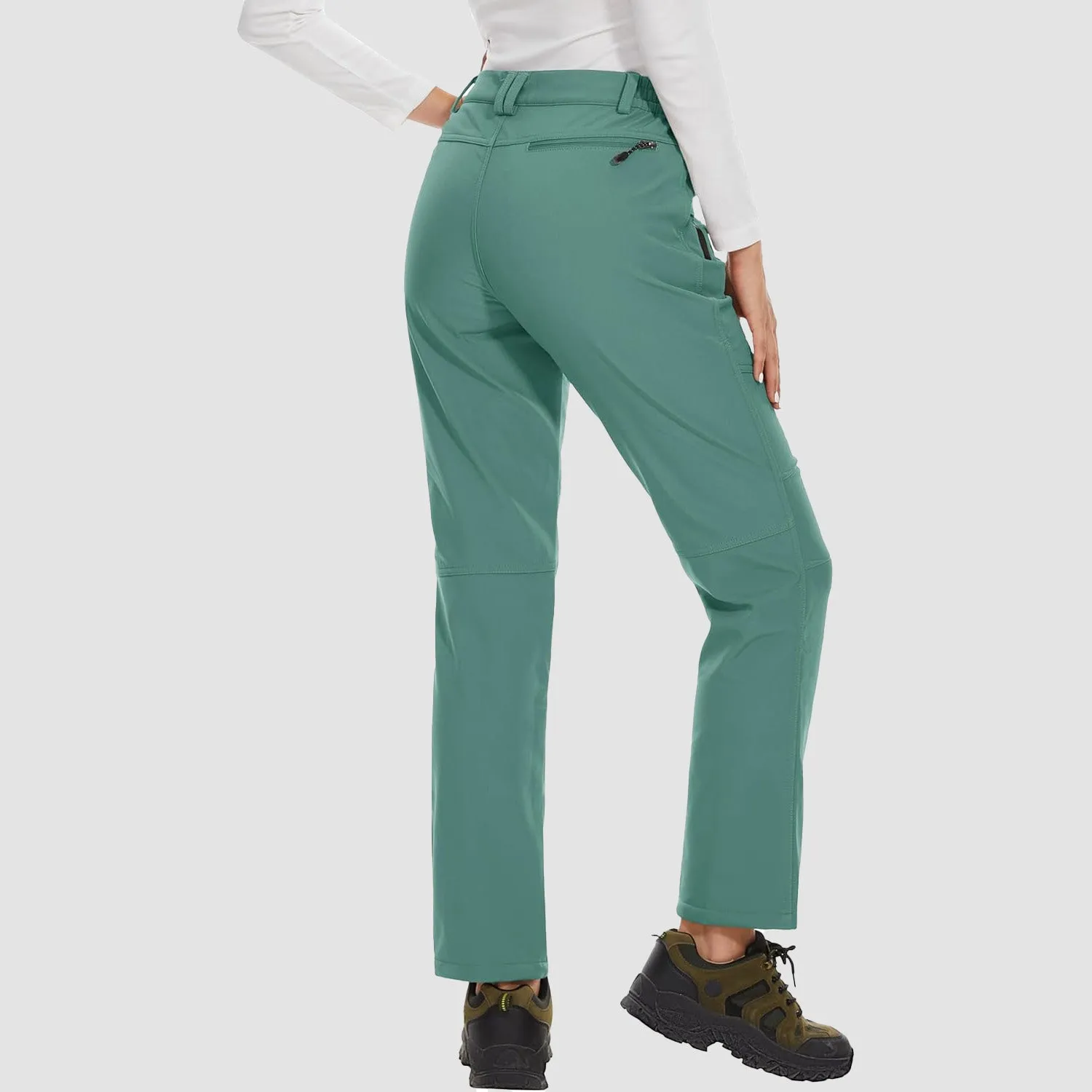 Womens Winter Pants Warm Fleece Lined Water Resistant Snow Skiing Hiking Pants