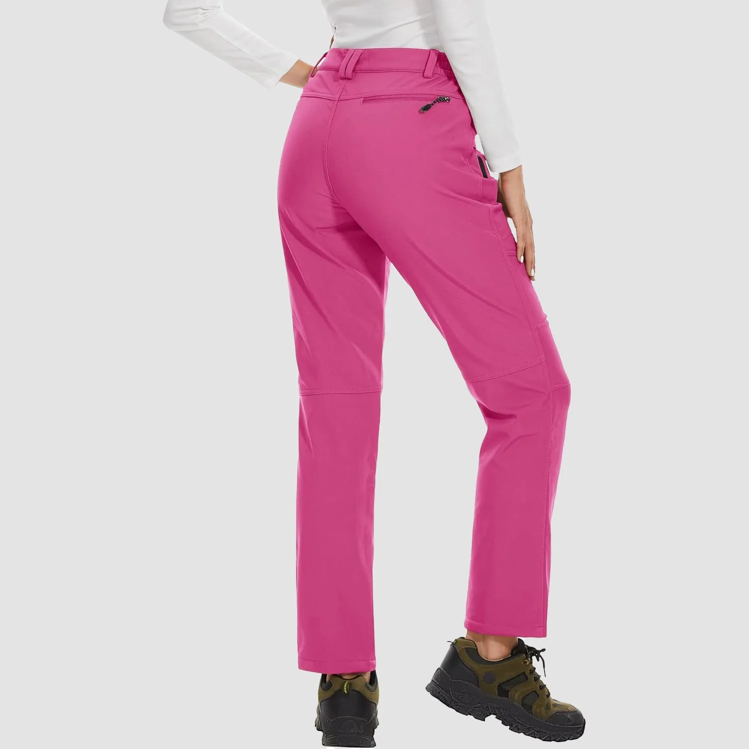 Womens Winter Pants Warm Fleece Lined Water Resistant Snow Skiing Hiking Pants