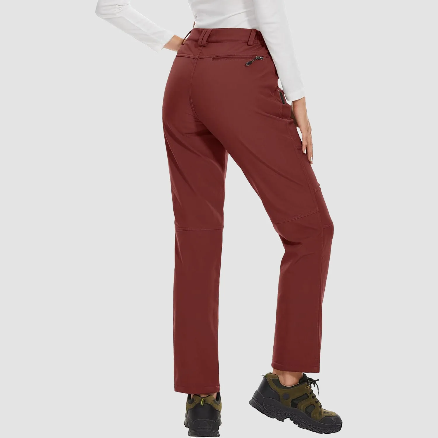 Womens Winter Pants Warm Fleece Lined Water Resistant Snow Skiing Hiking Pants