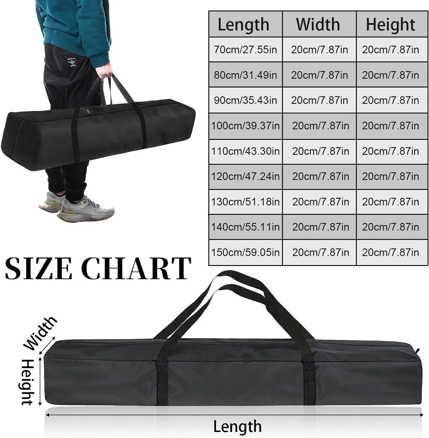 YeahBoom Light Stand Carry Bag