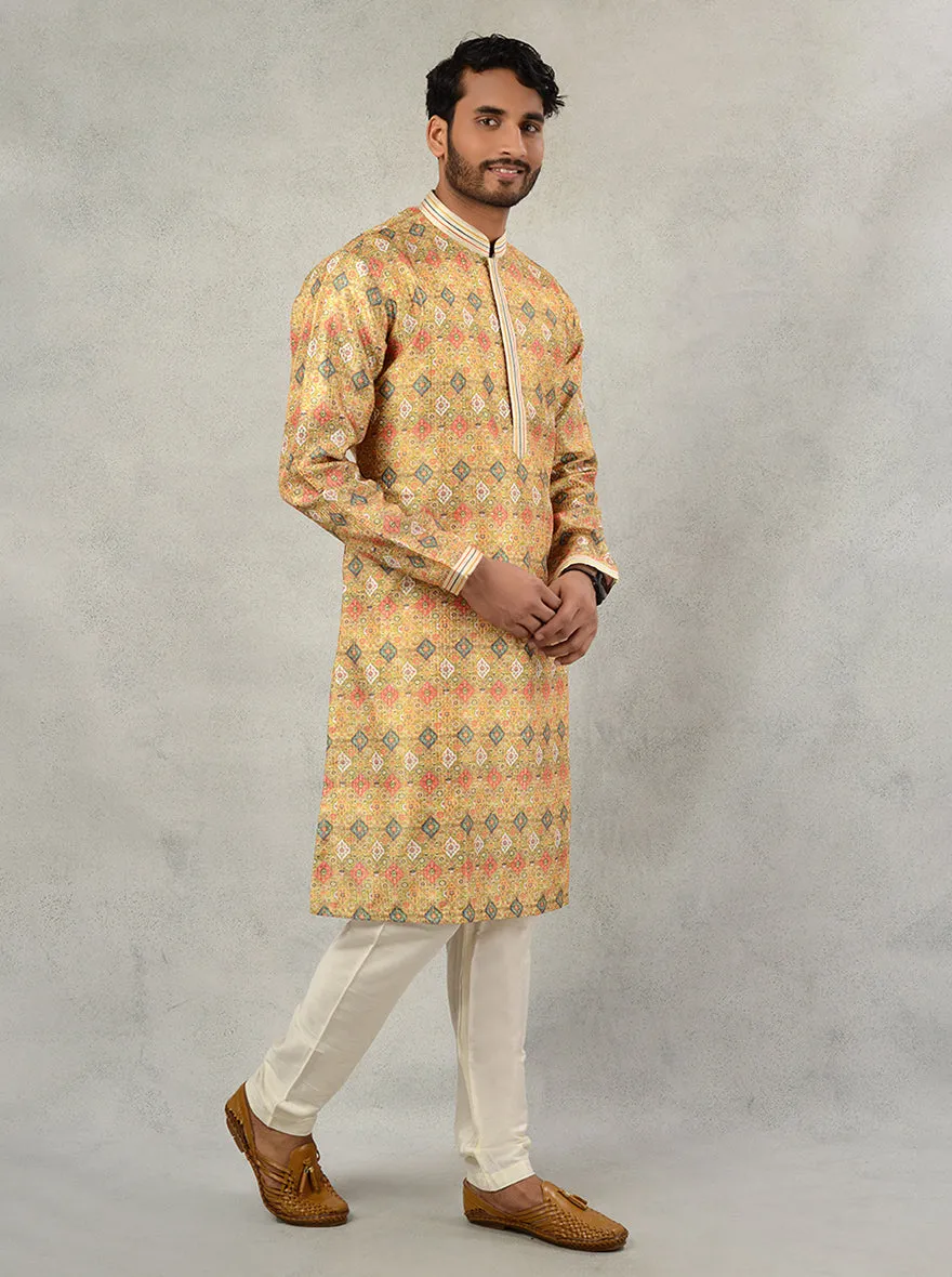 Yellow Kurta Pajama | Azania