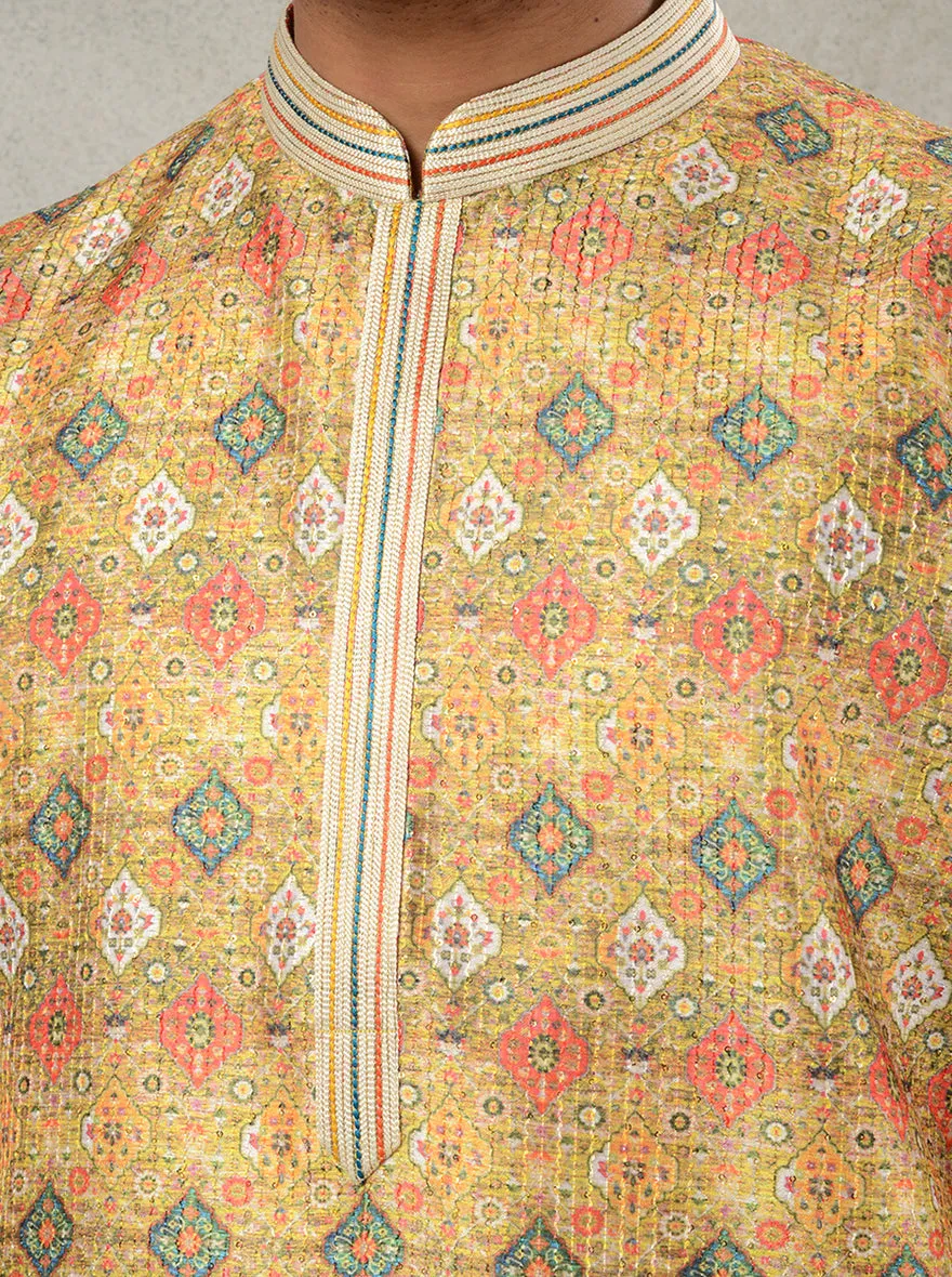 Yellow Kurta Pajama | Azania