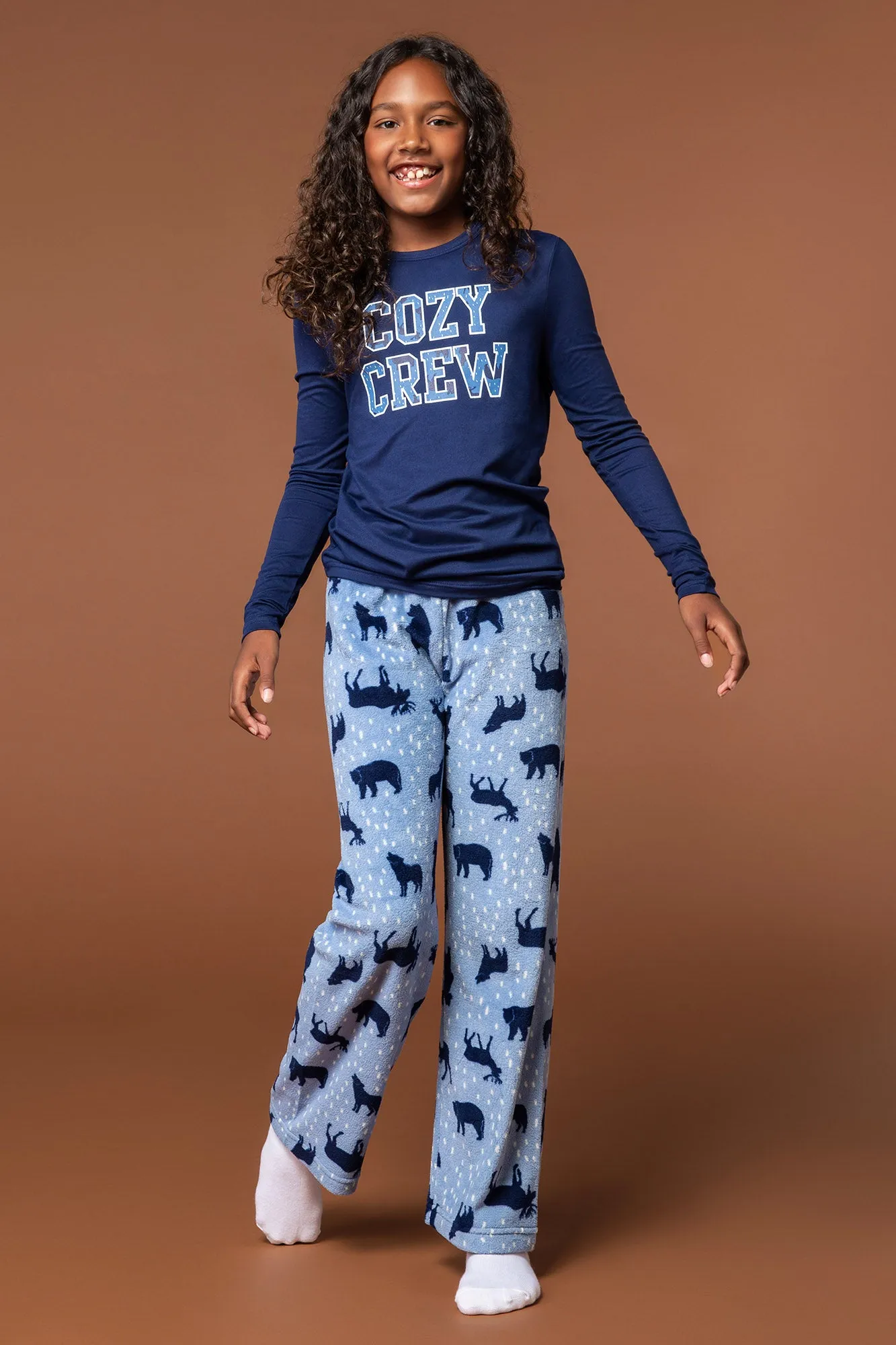 Youth Fammy Jammies Cozy Crew 2 Piece Pajama Set