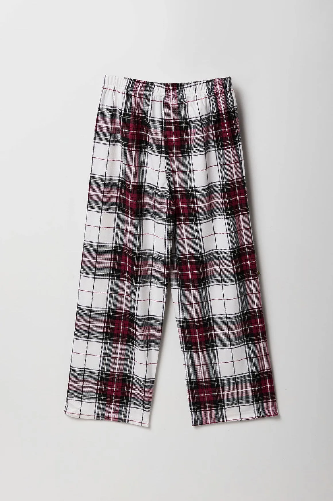 Youth Fammy Jammies Plaid Flannel 2 Piece Pajama Set